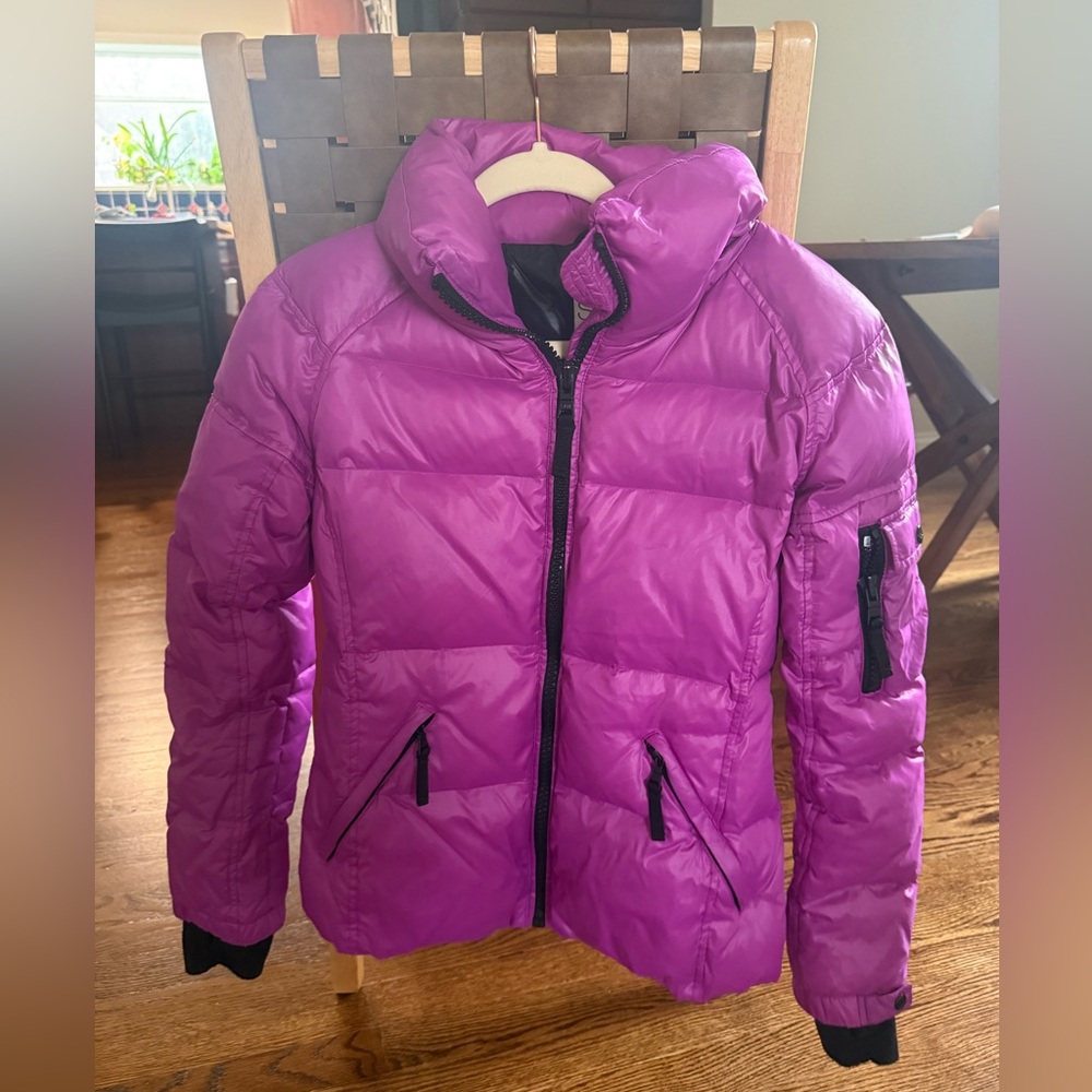 SAM Magenta Puffer Coat